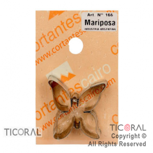 CORT C 166 MARIPOSA HOJALATA x 1